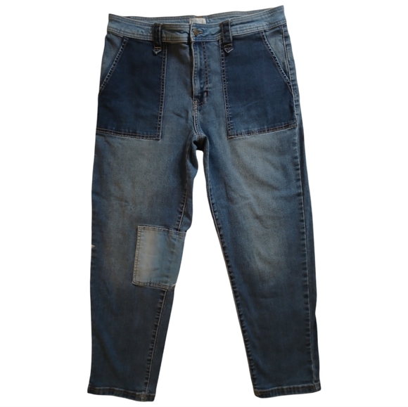 Time and Tru Denim - Womens patch jeans  size 14